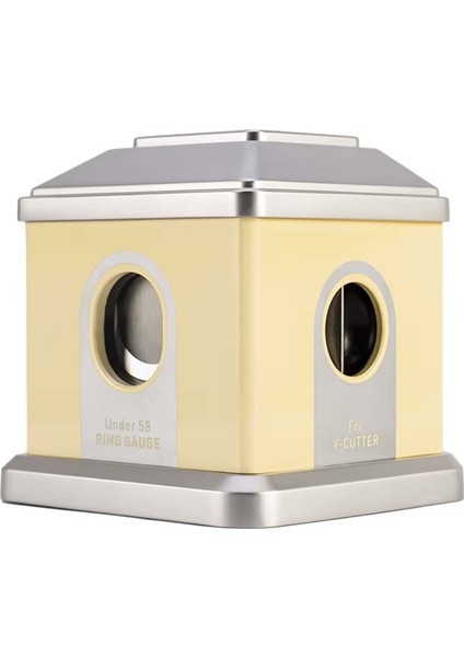 Fırebırd Destkop Whıte-Grey Masa Tipi Puro Makası 4 Farklı Kesici Bölmeli JF-J73-4 Beyaz