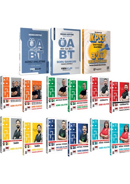 2026 Meb Ags Tüm Konular Konu Anlatımı-Soru Bankası-Öabt Beden Eğitimi Öğretmenliği