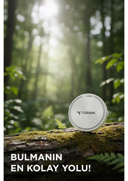 F8 Beyaz Smart Tag Takip Cihazı Apple Find My ve Android Uyumlu modelleri