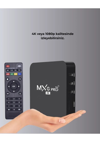 Buğz 4K Ultra Hd Tv Box – 2gb Ram, 16GB Hafıza, Android Akıllı Medya Oynatıcı modelleri