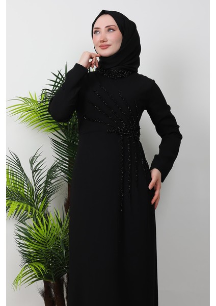 Gaye Taşlı Elbise Siyah indirimleri