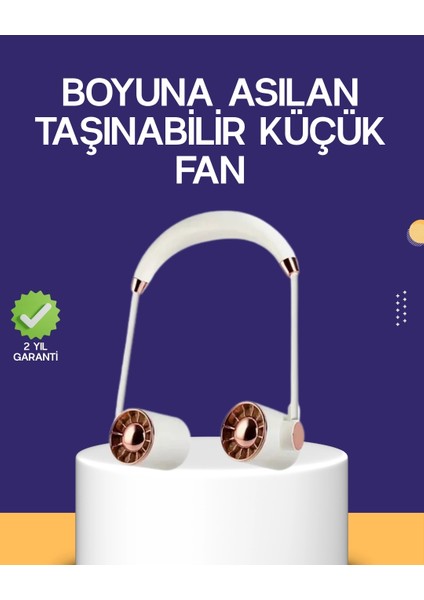 Katlanabilir Asılabilir Mini Fan USB Şarjlı 3 Kademeli Sessiz