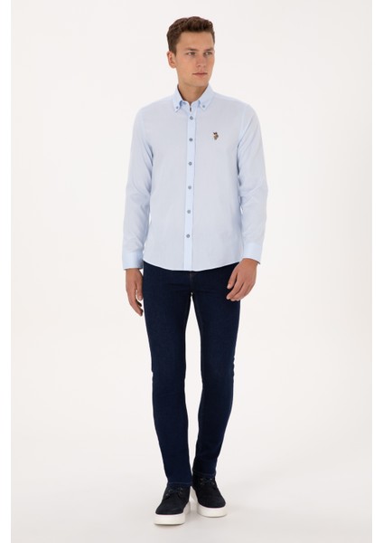 Erkek Açık Mavi Gömlek Basic 50316788-VR003 fırsatları