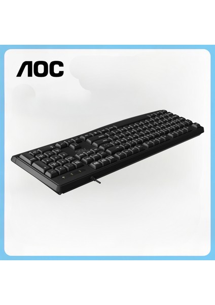 KB120 Kablolu Klavye, Entegre Avuç Içi Desteği, Düşük Profilli Sessiz Tuşlar, USB Tak-Çalıştır