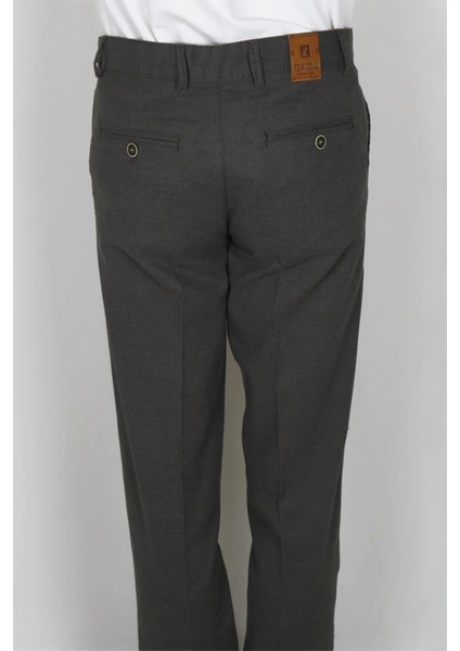 Fistan Store Erkek Haki Yeşil Rahat Kalıp Yandan Cepli Boru Paça Battal Kışlık Keten Pantolon indirimleri