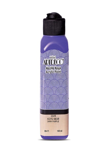 Artdeco Akrilik Boya 140 ml Koyu Mor 070R-3048