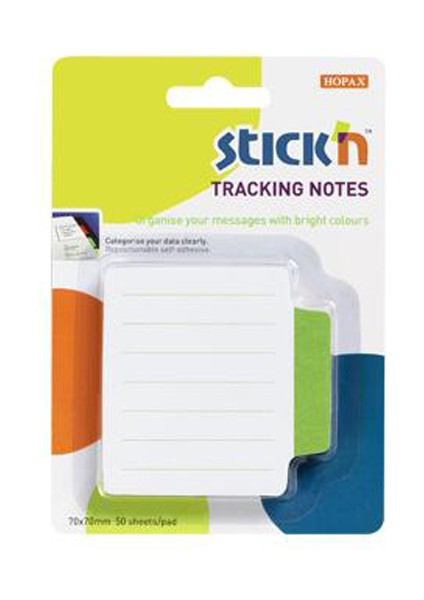 Hopax Stıckn Yapışkanlı Not Kağıdı Çizgili Sep.50 Yp 70X70 Beyaz Yeşil 21486 fiyatları