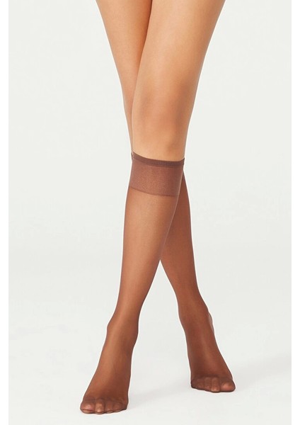 FIT15 Parlak Pantolon Çorap