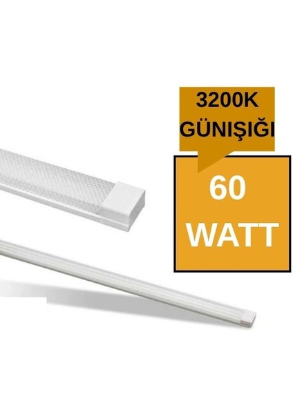 60 Watt Günışığ Iled Bant Armatür 10 Lu Paket