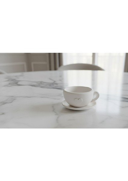 Kalp Detaylı Dekoratif Fincan Kase,sevgililer Günü Dekoratif Fincan,romantik Kalp Motifli Obje modelleri