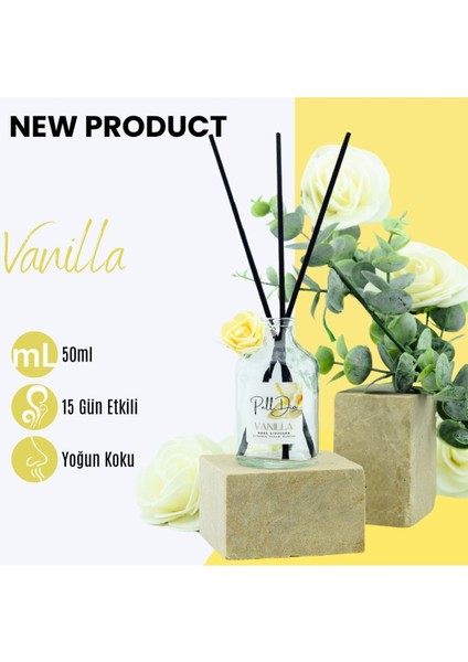 Vanilya Eko Çubuklu Oda Kokusu - Kokulu Çubuk 50ML fiyatları