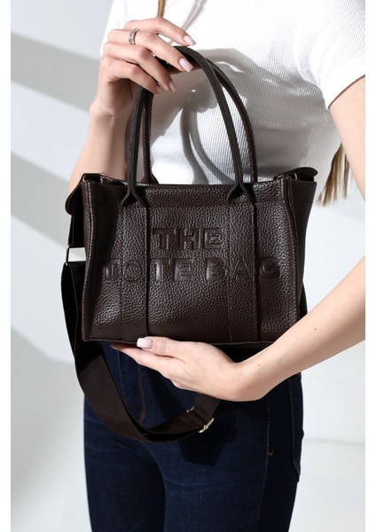Çapraz Askılı The Tote Bag Suni Deri Acı Kahve Kadın Çantası,el,kol ve Omuz Çantası indirimleri