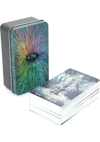 James R. Eads The Prisma Visions Metal Kutulu Tarot Kartı ALK2771