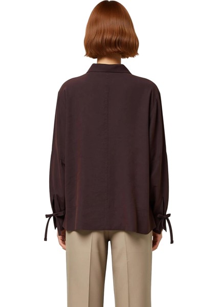 Kadın Koyu Bağlama Detaylı Oversize Gömlek Fonksiyonel Dayanıklı Kaliteli Konforlu Estetik indirimleri