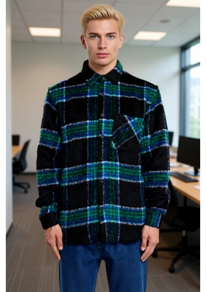 Unisex Oversize Fit Kışlık Kareli Flanel Gömlek Ceket Şehir Hayatında Konforlu Bir Dokunuş modelleri