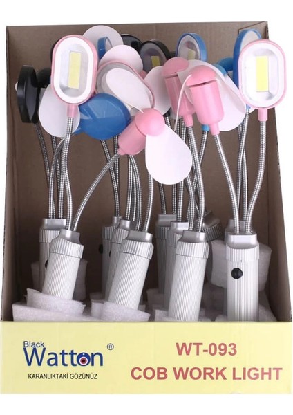 Pervane ve Mıknatıslı Masa Lambası WT-093 fırsatları