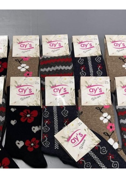 Kadın Desenli Çorap