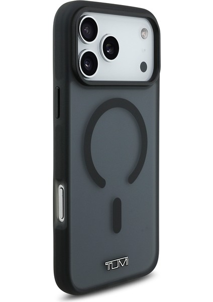 iPhone 17 Pro Max Uyumlu Kılıf Tumı Orjinal Lisanslı M-Safe Özellikli Buzlu Transparan Kapak Siyah fırsatları