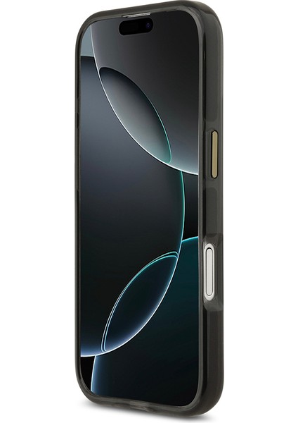 iPhone 17 Kılıf Lacoste Orjinal Lisanslı M-Safe Şarj Özellikli Gold Timsah Logolu Buzlu Kapak Siyah indirimleri