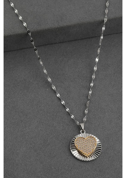 Çelik Kolye Gold 45 cm