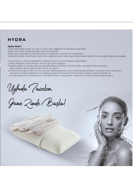 Visco Ortopedik Hydra Güzellik Yastığı