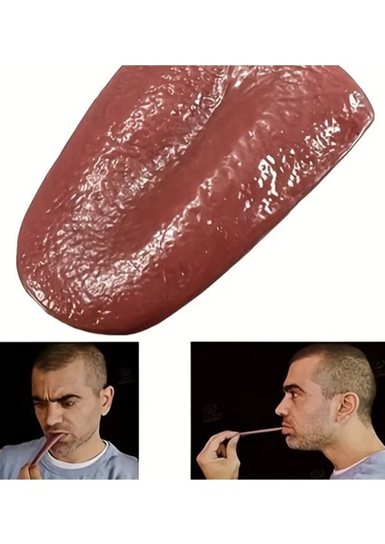 1 Adet-Cadılar Bayramı Gerçekçi Dil- Esnek Prank Makyaj Malzemeleri, Parti & Sahne Aksesuarı fiyatları