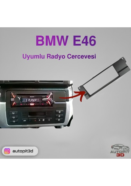 Bmw E46 Uyumlu Radyo Çerçevesi