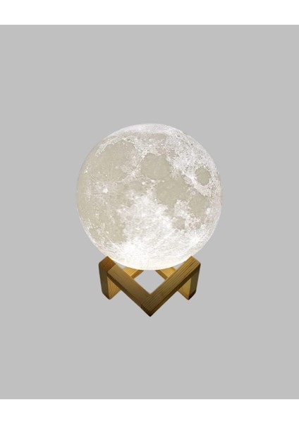 Buğz 16 Renkli 3D Ay Gece Lambası Rgb Modlu Şarjlı Uzaktan Kumandalı indirimleri