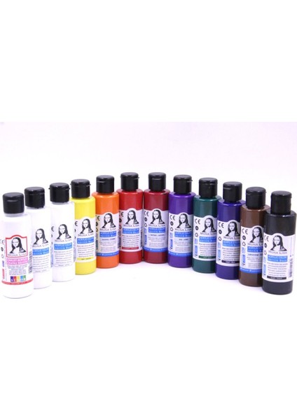 Mona Lisa Akrilik Boya 12 Renk 70 ml Set Extra Beyaz SD150-X14