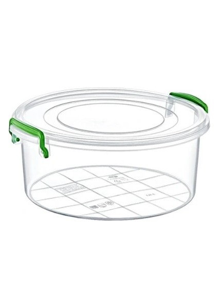 Buğz Yuvarlak Saklama Kutusu 2.4 Litre