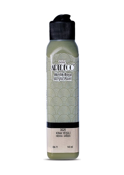 Artdeco Akrilik Boya 140 ml Kına Yeşili 070R-3025 fiyatları
