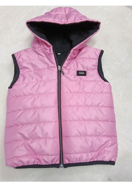 Kız Çocuk Kapüşonlu Şişme Yelek modelleri