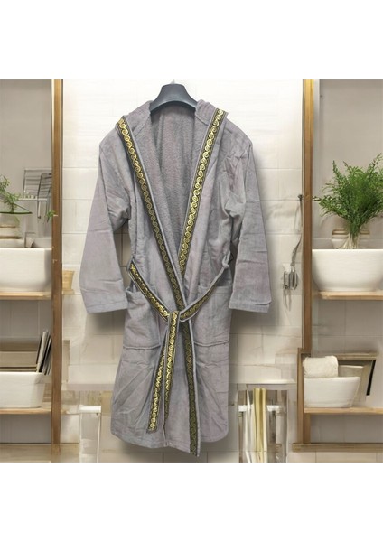 Bornoz Özel Tasarım Kadife Kapüşonlu %100 Pamuk Kutulu modelleri