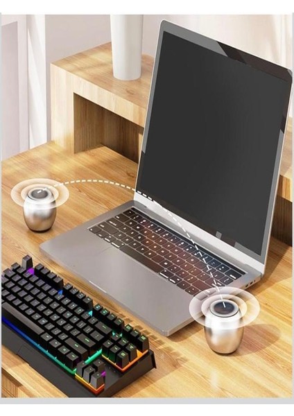 Mini Taşınabilir Bluetooth Hoparlör Yüksek Ses Kalitesi, Şarjlı, Kablosuz, Metalik Tasarım