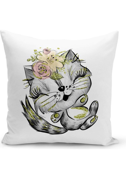 4'lü Kırlent Kılıf Seti Çocuk Bebek Odası Dijital Baskılı modelleri