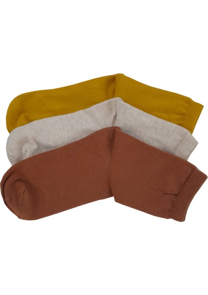 Kadın Düz Soket Çorap 3 lü 2 Paket