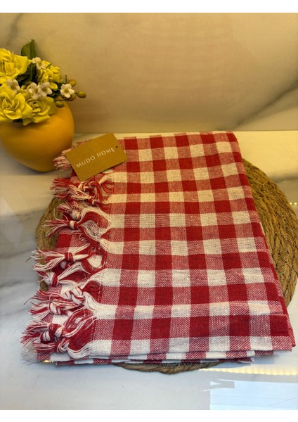 Edgar Çok Amaçlı Örtü Kırmızı 140 X140