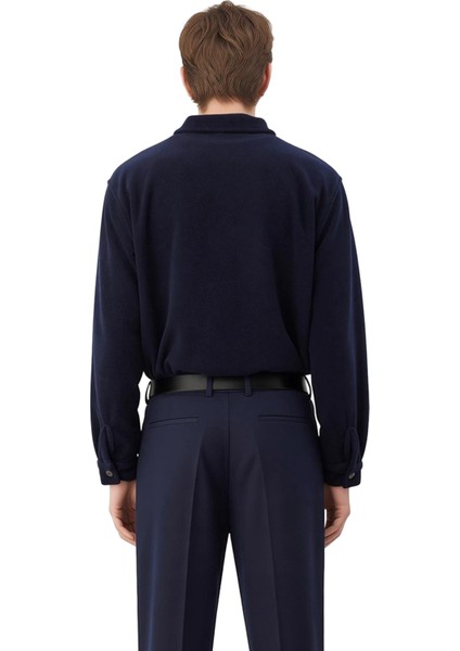 Erkek Kışlık Rahat ve Şık Polar Dokulu Uzun Kollu Gömlek Ceket Günlük Kombinler Fonksiyonel indirimleri