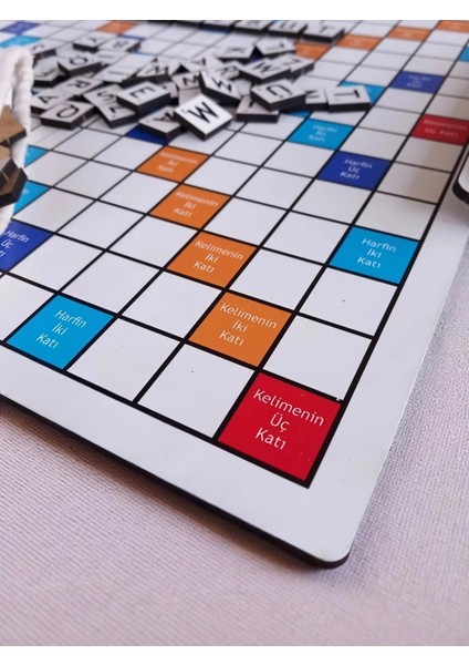 Ahşap Kelime Oyunu Katlanabilir Tabla 37X37 cm modelleri