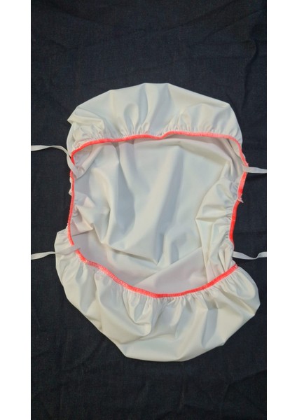 Kupon Desenli Beyaz Motosiklet Kılıfı Likralıiçi Polarlı Kumaş 13*19 cm Baskı Ölçüleri fiyatları