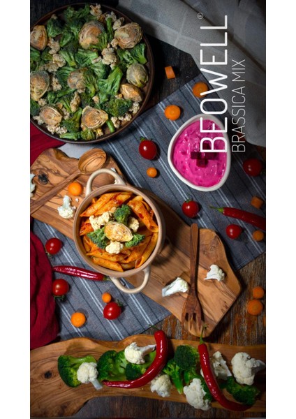 Brassica Mix – Freeze Dried Dondurularak Kurutulmuş Sebze Karışımı modelleri