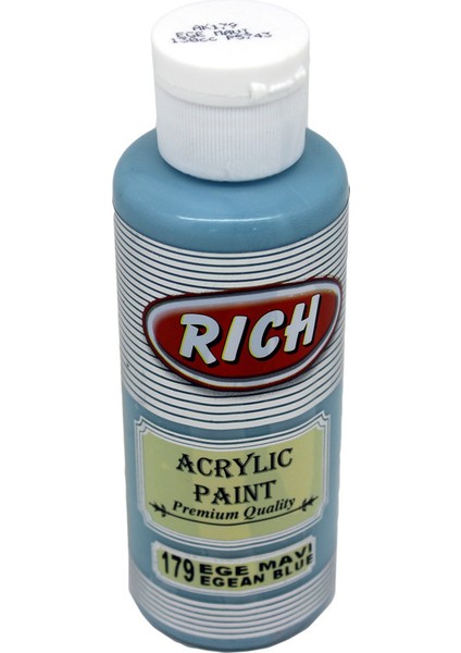 Rich Akrilik Boya Master 120 cc Ege Mavi 179