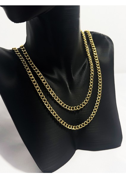 Ince Zincir Çift Sıra Altın Kolye fiyatları