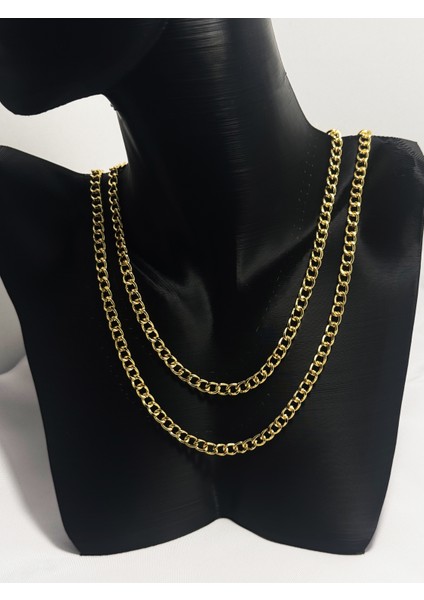 Ince Zincir Çift Sıra Altın Kolye fırsatları