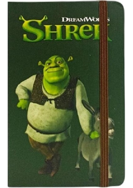 Mabbels Sert Kapak Mini Defter Sherek Yeşil 80 Yp 9X14 DFT-388432