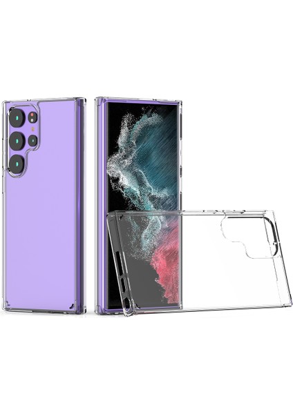 Galaxy S23 Ultra Kılıf Nxxa Coss Kapak-Renksiz