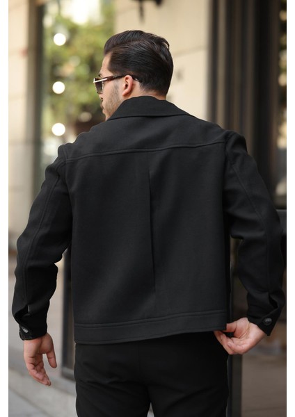 Kaşe Kumaş Düğmeli Ceket fırsatları