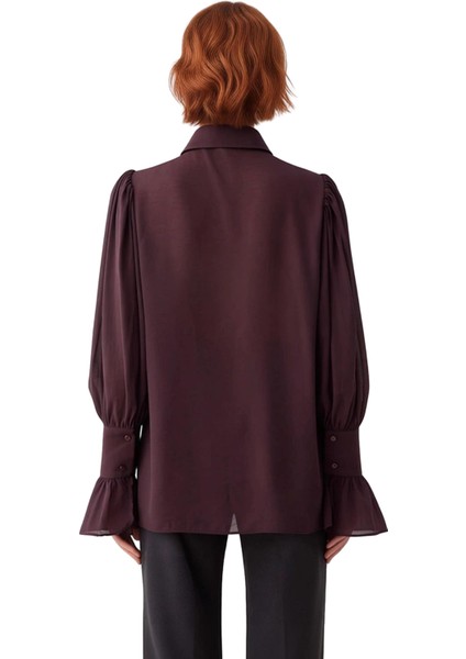 Kadın Bağlama Detaylı Hacimli Kol Kesimli Dokuma Bluz Şık ve Konforlu Bir Seçenek Her Anınıza Eşlik indirimleri