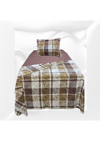 T.KIŞILIK%100PAMUKLU(160X225 Nevresim)Lastikli Çarşaf 100X200X30(FERMUARLI Yastık Kılıfı 50X70