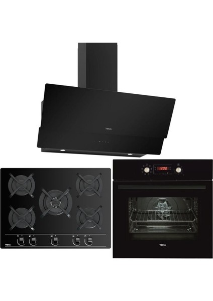 Siyah Ankastre Set (Atv 90-Gbc 75030 Kbc-Hak 629 Bk Autoperfect)